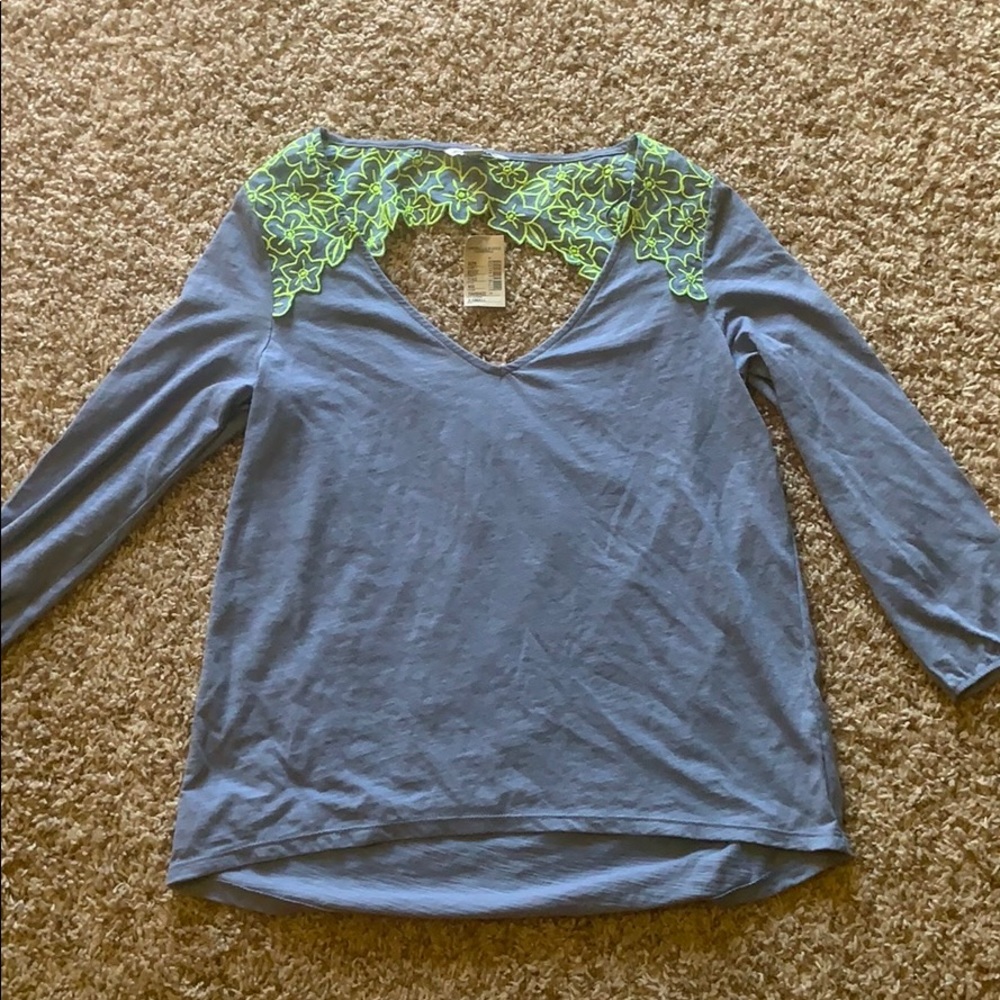 American Eagle Blue Shirt